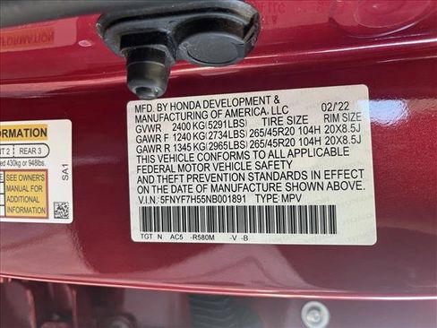 Used 2022 Honda Passport EX-L image 19