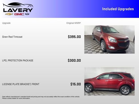 Used 2016 Chevrolet Equinox LTZ w/ LPO, Protection Package FWD image 7