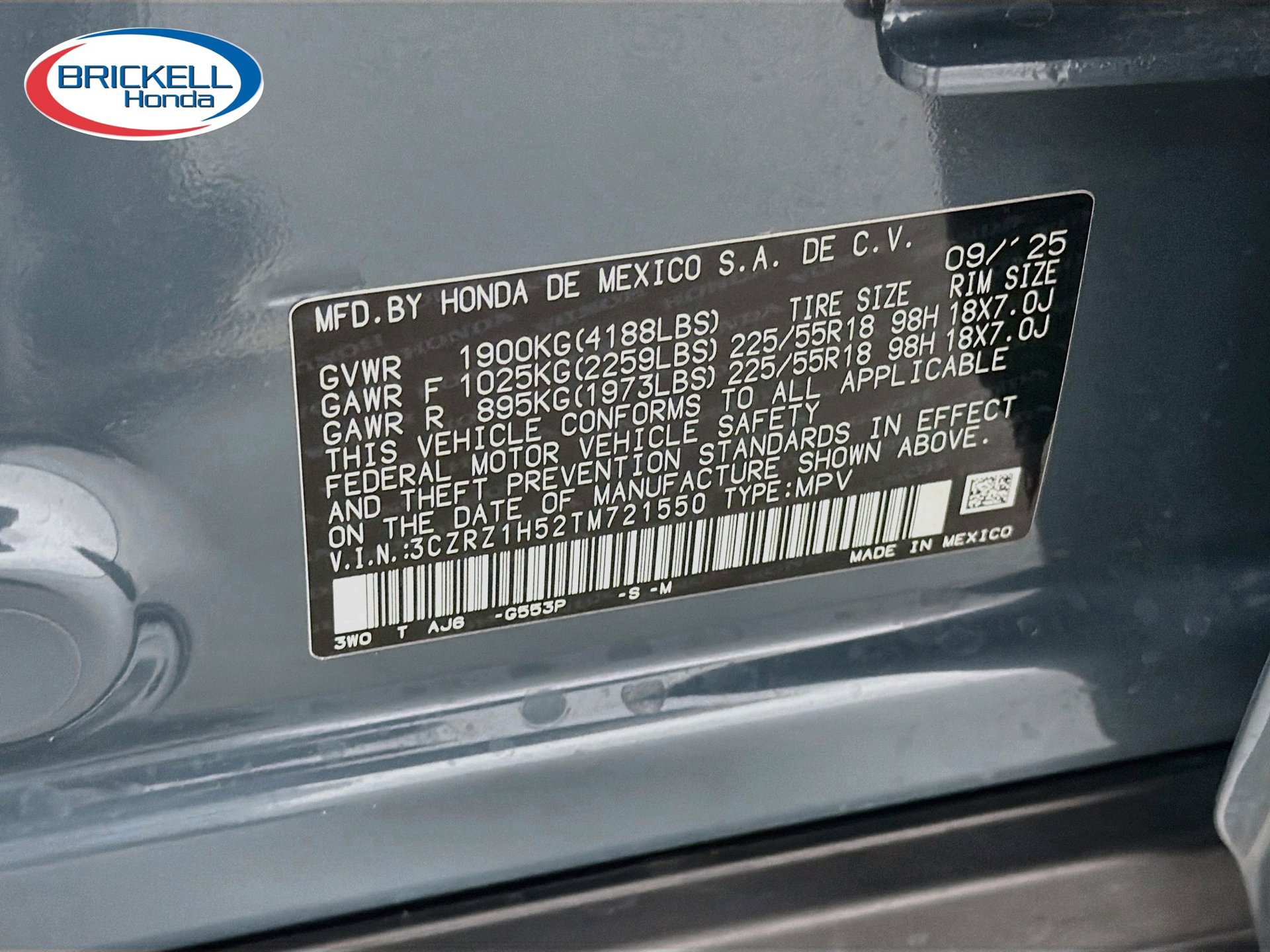 Certified 2026 Honda HR-V Sport image 41