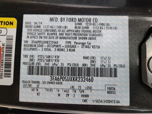 Used 2019 Ford Fusion Energi Titanium image 33