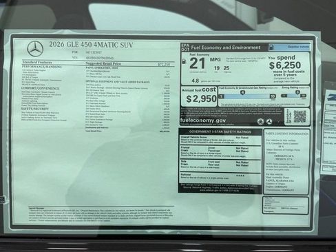 New 2026 Mercedes-Benz GLE 450 4MATIC image 4