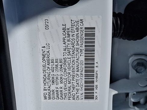 Used 2023 Honda Accord EX image 28