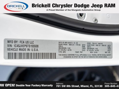 New 2026 Jeep Grand Wagoneer Summit w/ Premium Group III AWD/4WD image 43