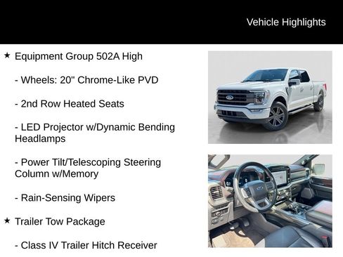 Used 2023 Ford F150 Lariat w/ Equipment Group 502A High AWD/4WD image 11