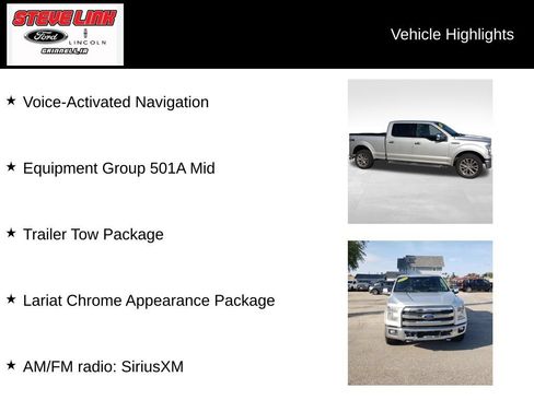 Used 2015 Ford F150 Lariat AWD/4WD image 7
