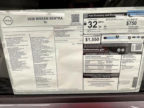 New 2026 Nissan Sentra SL image 41