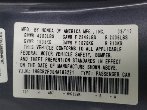 Used 2017 Honda Accord LX image 33