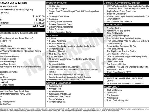 New 2026 MAZDA MAZDA3 s FWD image 7