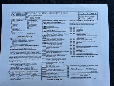 Used 2021 Chrysler Voyager Lxi image 10