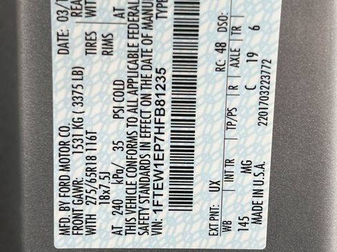 Used 2017 Ford F150 XLT w/ Equipment Group 302A Luxury image 36