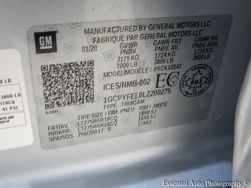 Used 2020 Chevrolet Silverado 1500 LT Trail Boss image 39