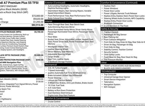 Certified 2025 Audi A7 3.0T Premium Plus w/ Premium Plus Package AWD/4WD image 16