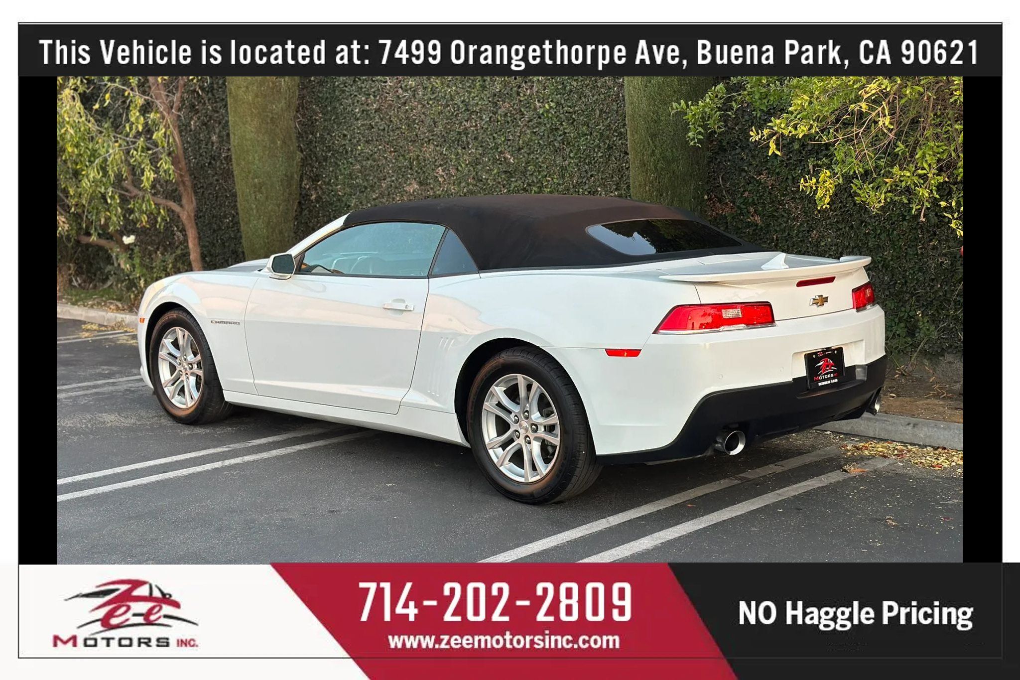 Used 2014 Chevrolet Camaro LT RWD image 9