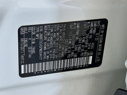 Used 2023 Nissan Rogue SL w/ SL Premium Package image 12