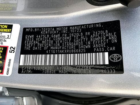 Certified 2024 Toyota Camry SE image 31