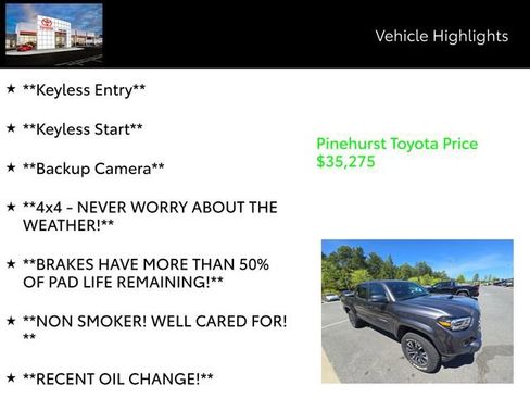 Used 2023 Toyota Tacoma TRD Sport w/ TRD Premium Sport Package image 13