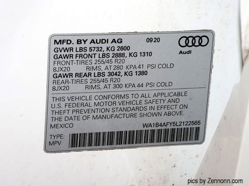 Used 2020 Audi SQ5 Premium Plus w/ Premium Plus Package AWD/4WD image 40