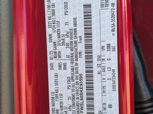 New 2025 Ford F150 Lariat w/ Equipment Group 501A Mid image 58