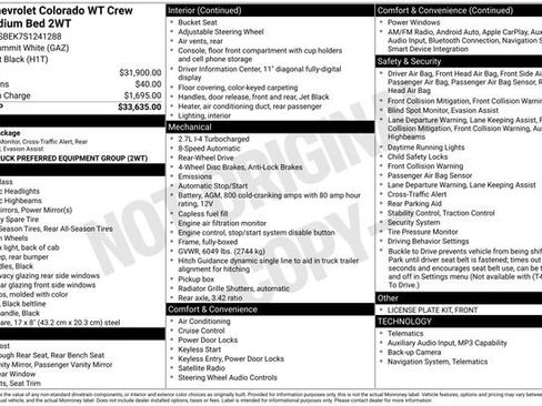 Used 2025 Chevrolet Colorado W/T RWD image 18