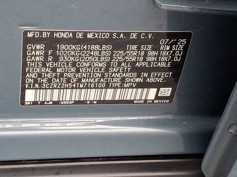 Certified 2026 Honda HR-V Sport image 29