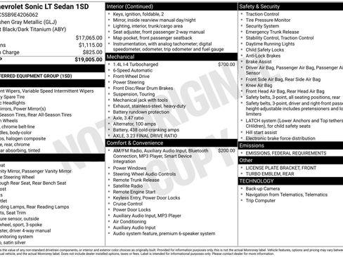 Used 2014 Chevrolet Sonic LT image 4