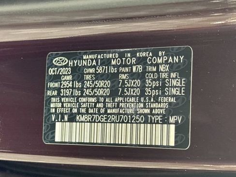 Certified 2024 Hyundai Palisade Calligraphy AWD/4WD image 36