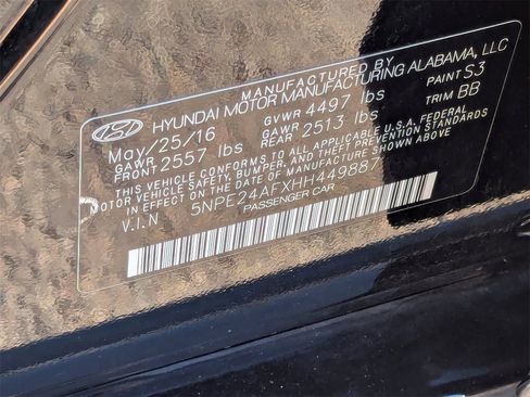 Used 2017 Hyundai Sonata SE w/ Cargo Package image 30