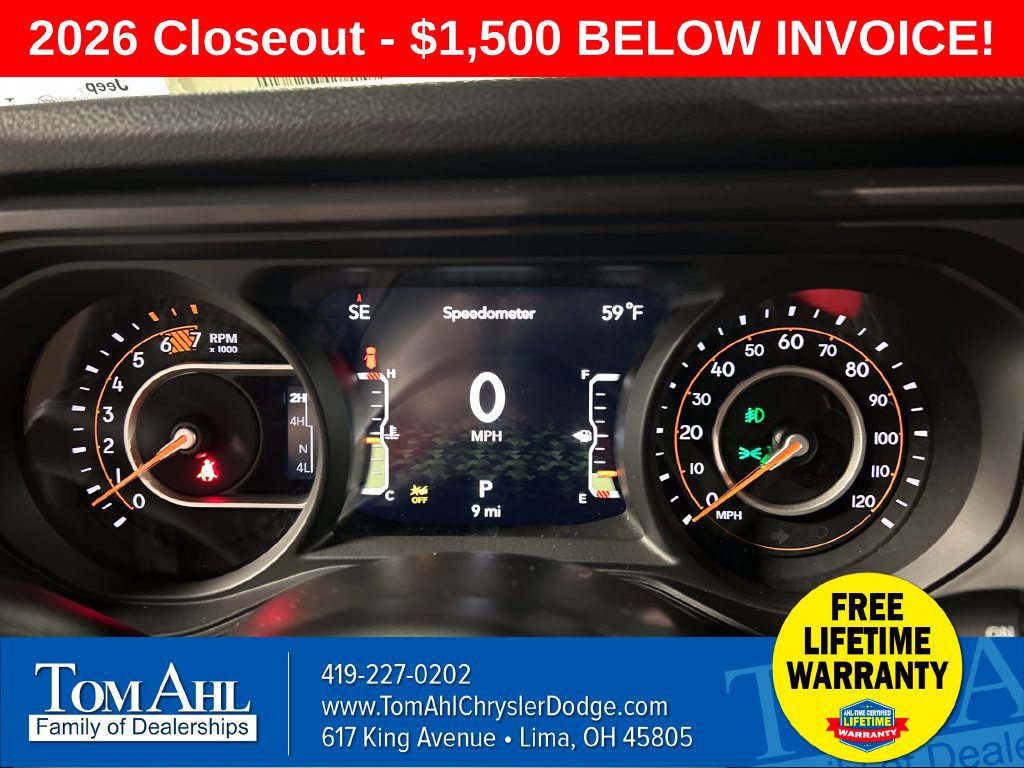 New 2026 Jeep Wrangler Unlimited Sport AWD/4WD image 14