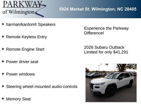 Used 2026 Subaru Outback Limited w/ Premium/Limited Package AWD/4WD image 6