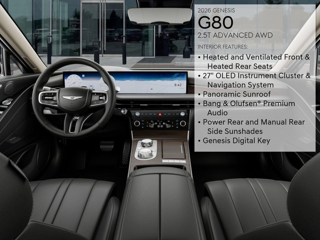 New 2026 Genesis G80 2.5T Advanced AWD/4WD image 17