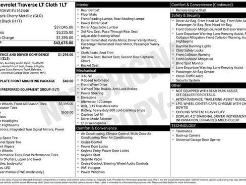 Used 2023 Chevrolet Traverse LT image 41