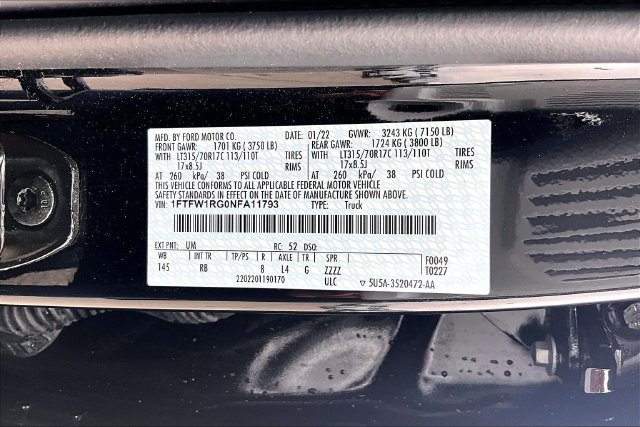 Used 2022 Ford F150 Raptor w/ Equipment Group 801A High AWD/4WD image 31