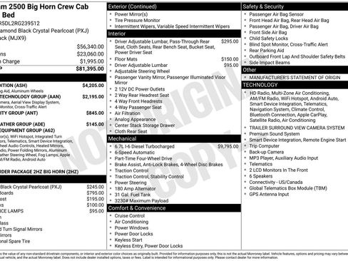 Used 2024 RAM 2500 Big Horn w/ Night Edition AWD/4WD image 16