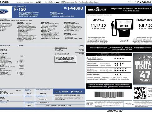 Used 2013 Ford F150 King Ranch w/ Off-Road Pkg image 67