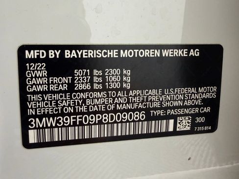 Certified 2023 BMW 330e w/ Driving Assistance Package RWD image 17