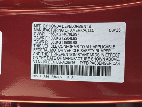 Certified 2023 Acura Integra A-Spec FWD image 34