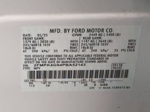 Used 2023 Ford Edge SE AWD/4WD image 35