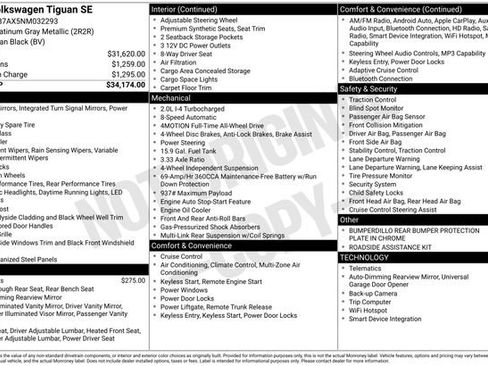 Used 2022 Volkswagen Tiguan SE image 26