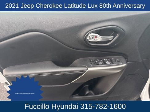 Used 2021 Jeep Cherokee Latitude Lux 80th Anniv w/ Quick Order Package 26U 80TH AWD/4WD image 11