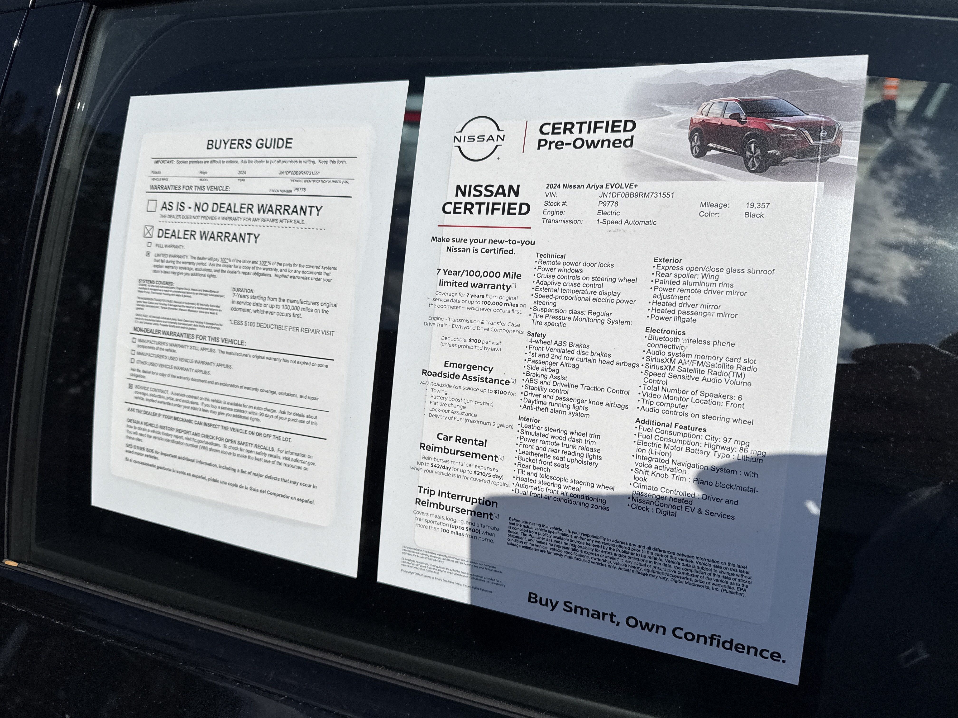 Certified 2024 Nissan Ariya AWD image 13