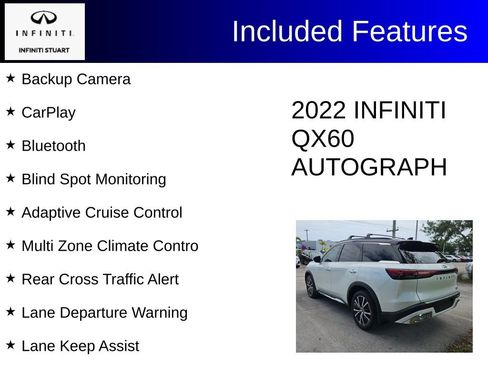 Certified 2022 INFINITI QX60 Autograph w/ Cargo Package image 3