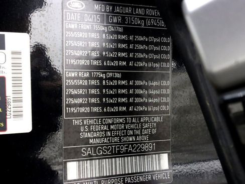 Used 2015 Land Rover Range Rover Supercharged AWD/4WD image 47