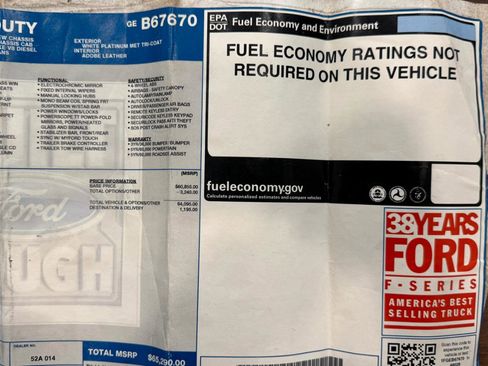 Used 2016 Ford F450 Lariat w/ Lariat Interior Package image 40