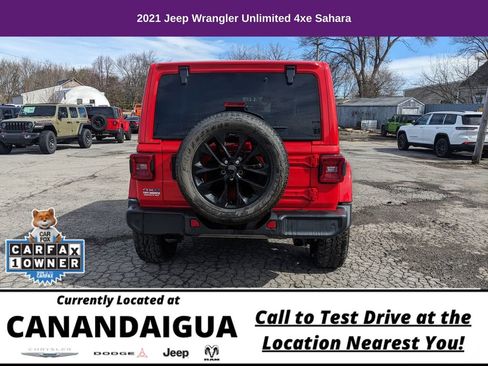 Used 2021 Jeep Wrangler Unlimited Sahara w/ Cold Weather Group AWD/4WD image 8