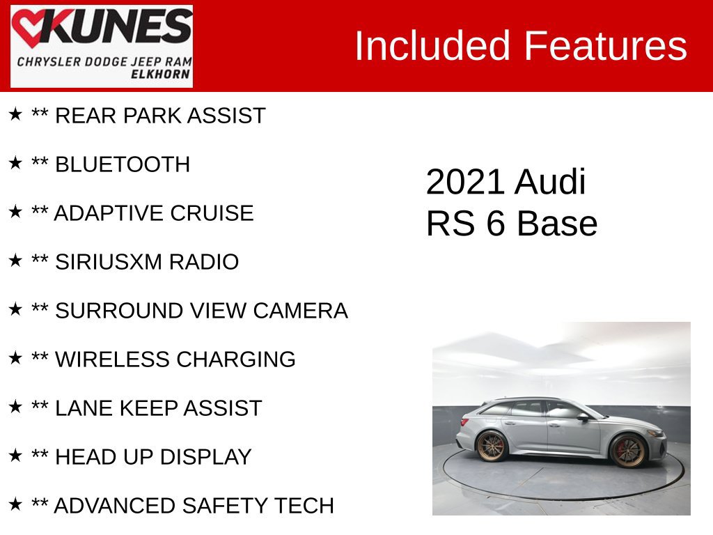 Used 2021 Audi RS 6 AWD/4WD image 3