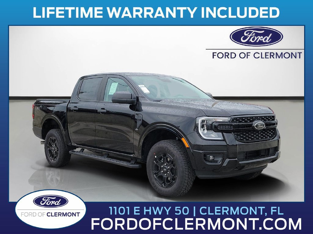 New 2026 Ford Ranger XLT w/ Black Appearance Package AWD/4WD 360° Tour