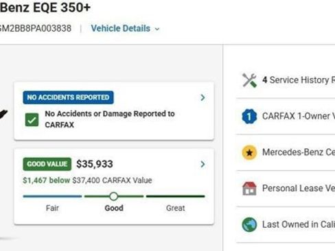 Certified 2023 Mercedes-Benz EQE 350+ SUV image 3