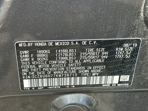 Used 2019 Honda HR-V EX-L image 22