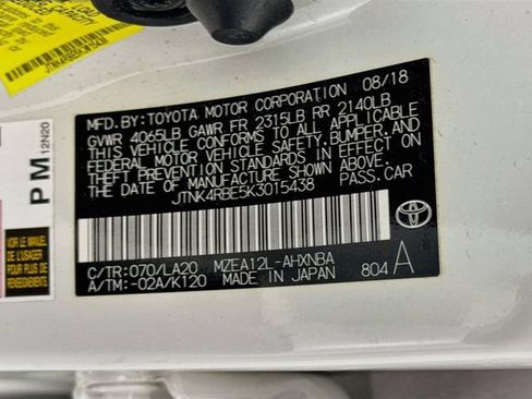 Certified 2019 Toyota Corolla XSE FWD image 35