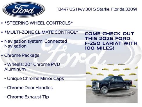 New 2026 Ford F250 Lariat w/ Lariat Ultimate Package AWD/4WD image 15